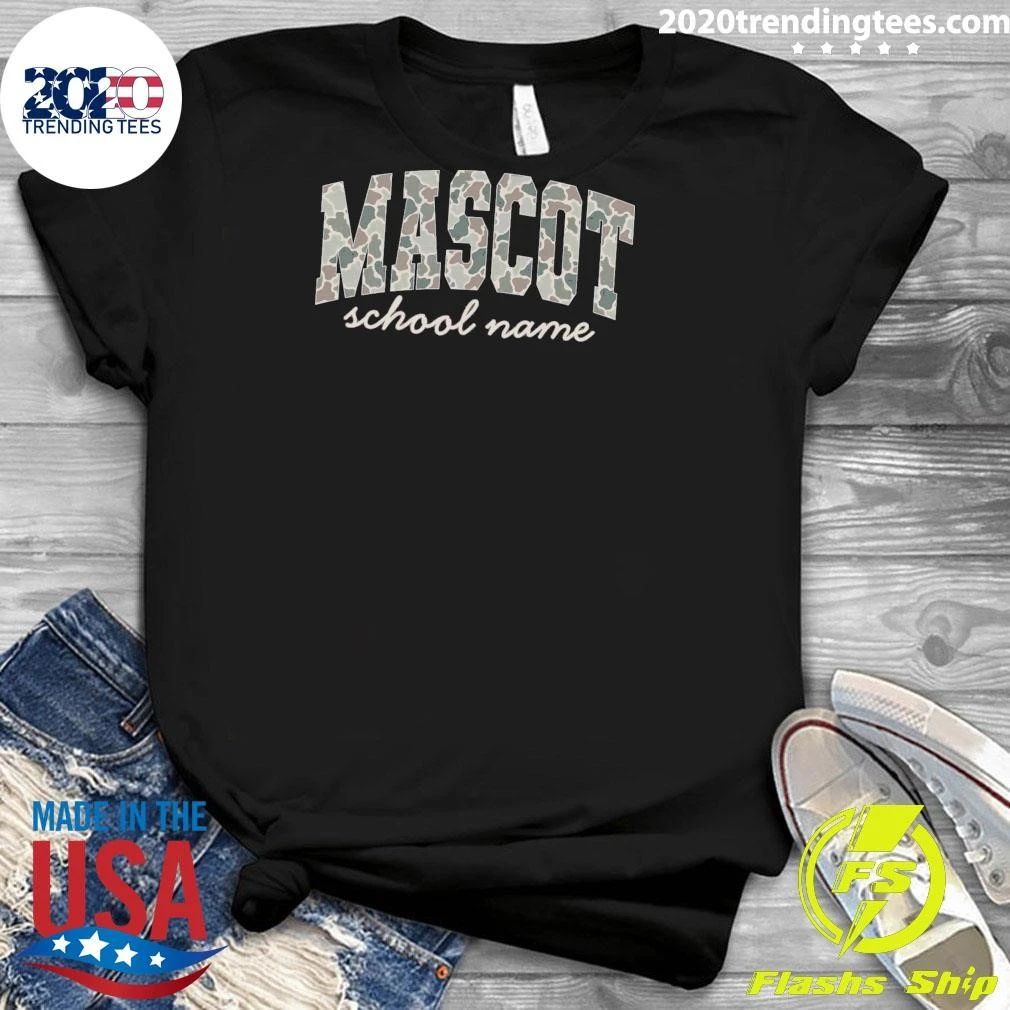 Mascot Camp School Name Gifts For Back To School Shirt