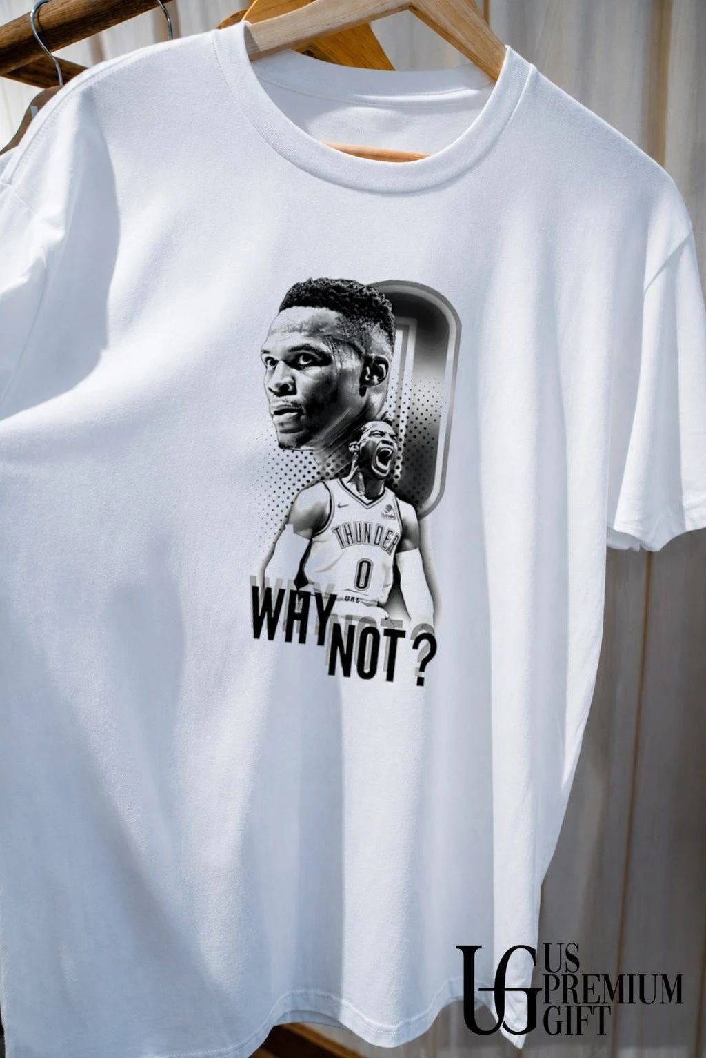 Russell Westbrook Oklahoma City Thunder Why Not slogan shirt