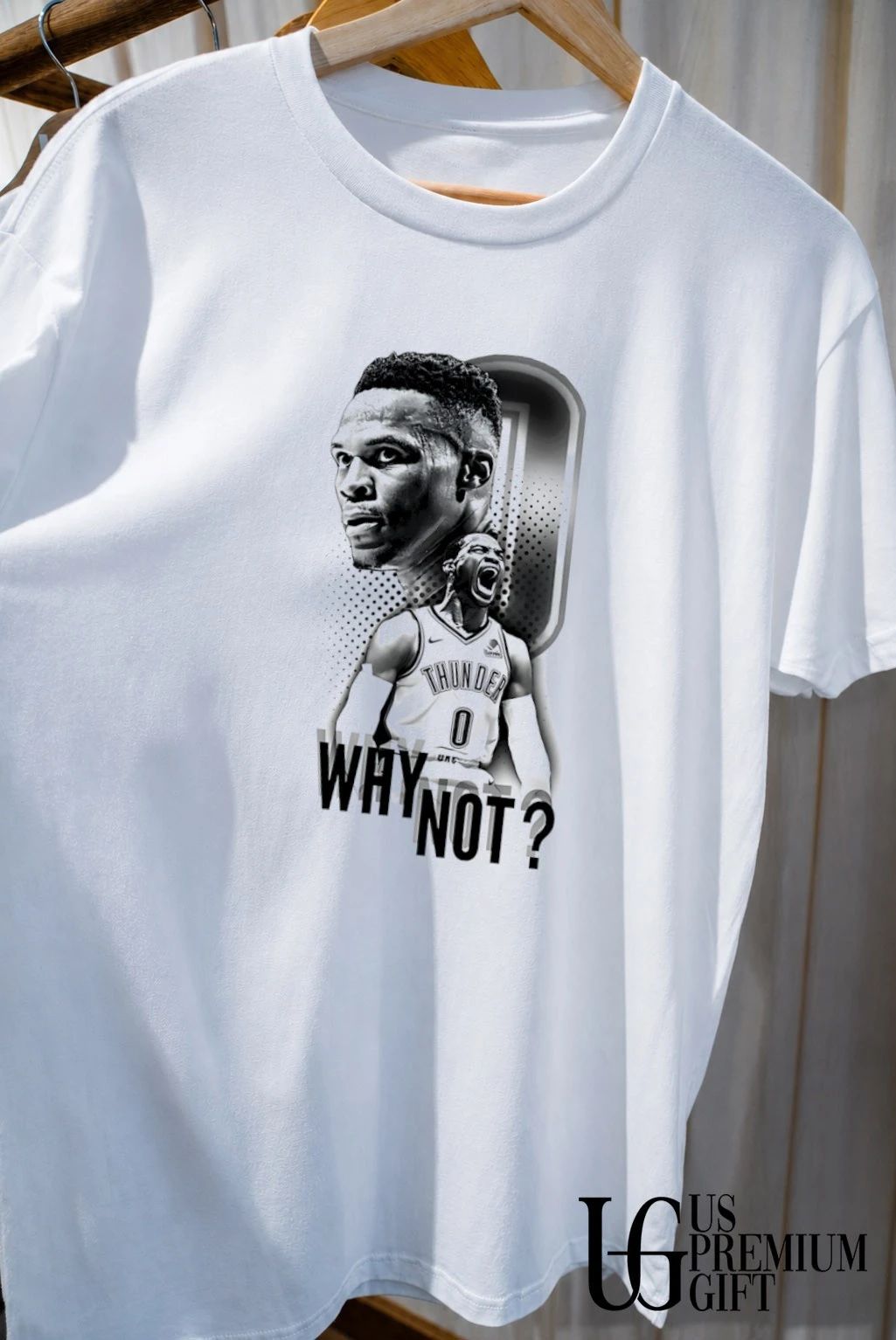 Russell Westbrook Oklahoma City Thunder Why Not slogan shirt