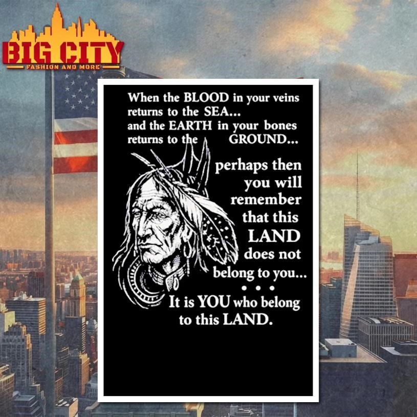When the BLOOD in your veins returns to the SEA Vintage Shirt