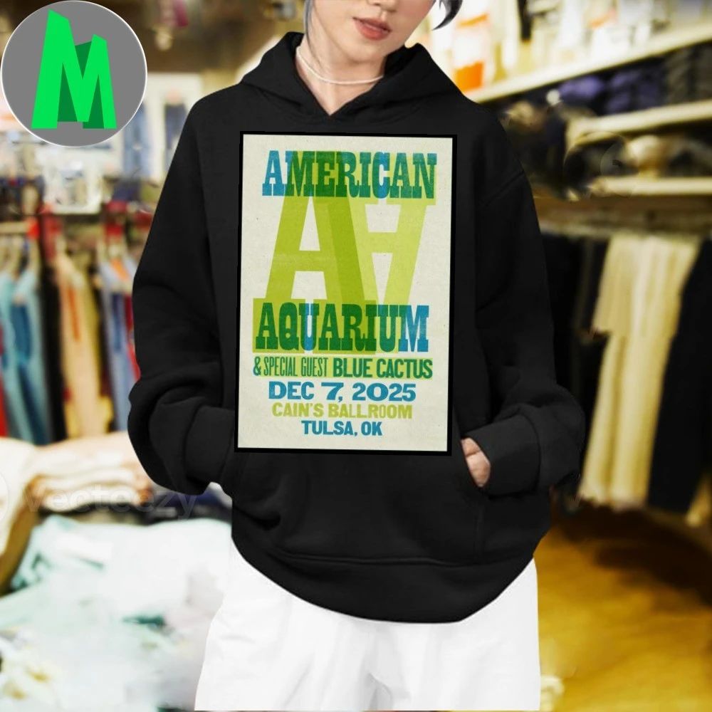 American Aquarium Dec 7 2025 Cain’s Ballroom, Tulsa OK Poster Shirt