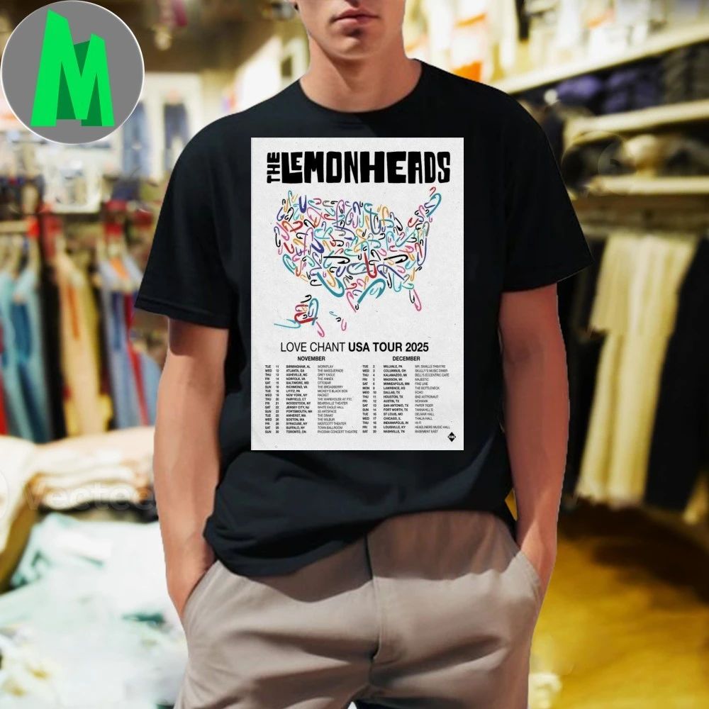 The Lemonheads Love Chant USA Tour 2025 Poster Shirt