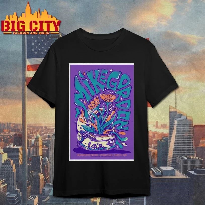 Mike Gordan Charlotte 3.19.2026 Poster T-shirt