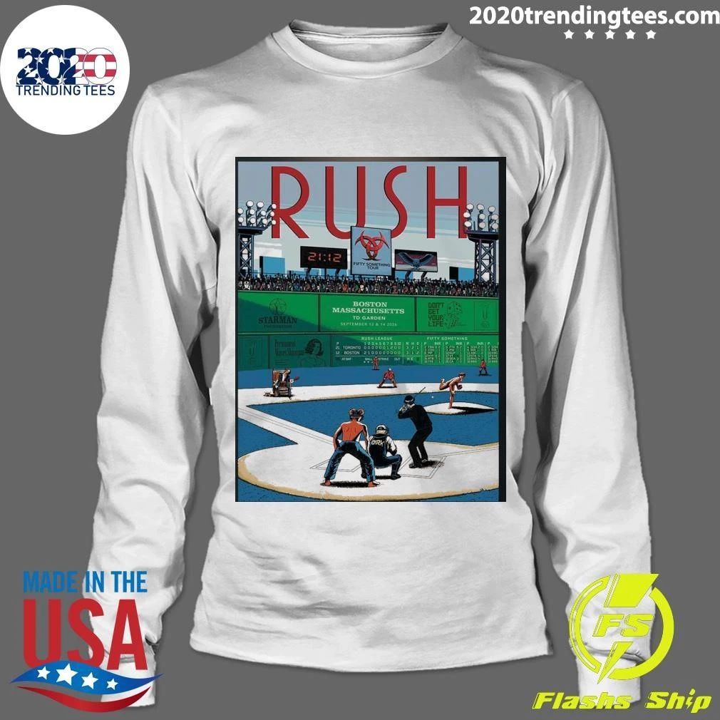 Rush Boston Poster 2026 Shirt