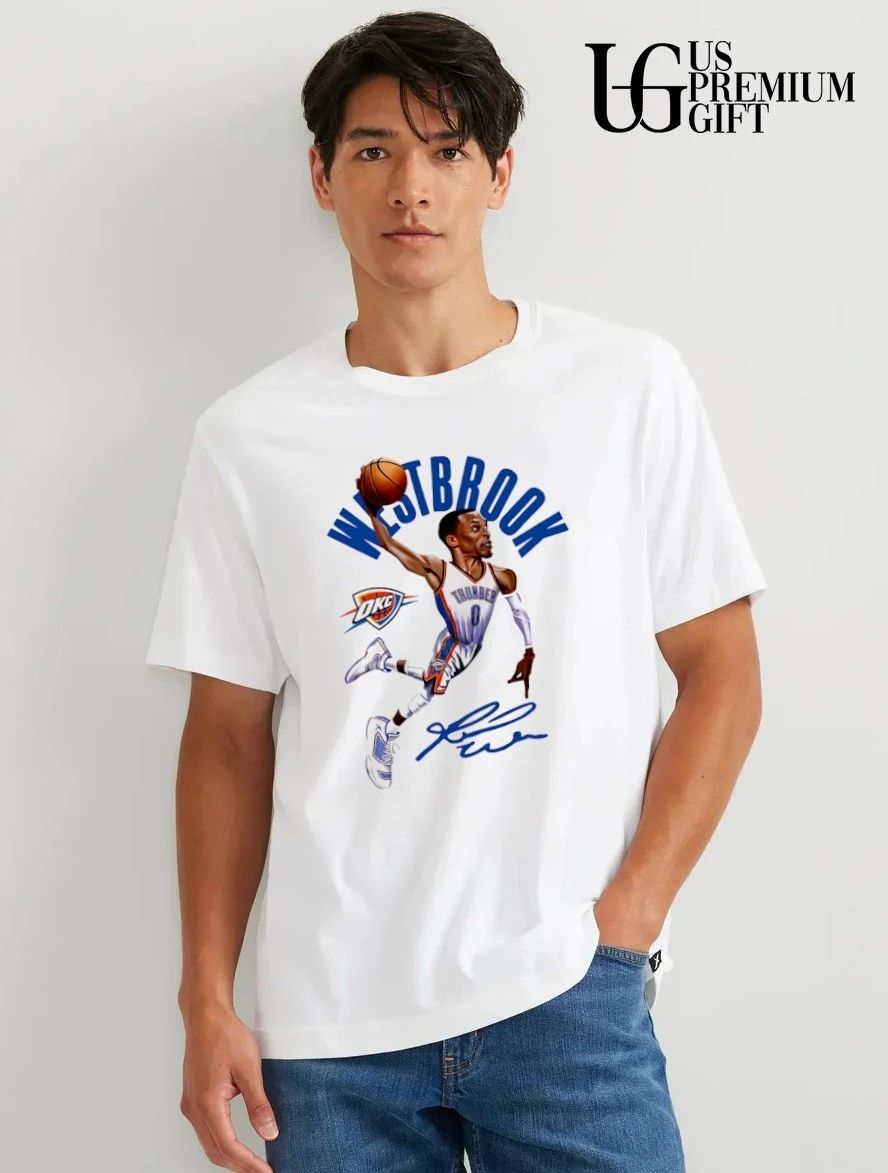 Russell Westbrook Oklahoma City Thunder NBA Westbrook Thunder signature shirt