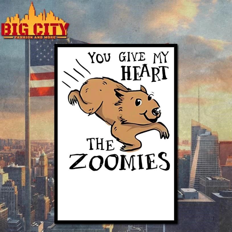 You Give My Heart The Zoomies Capybara Shirt
