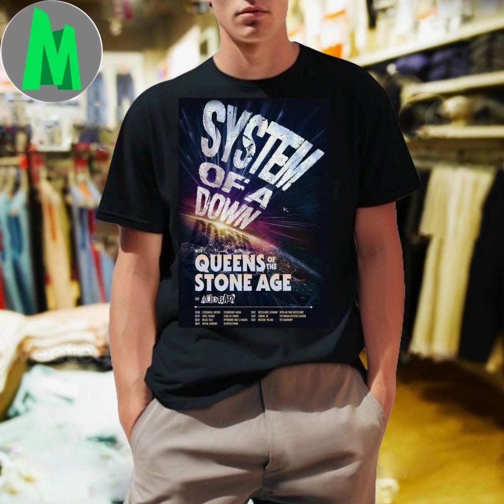 QOTSA And Acid Bath System Of A Down Poster Shirt