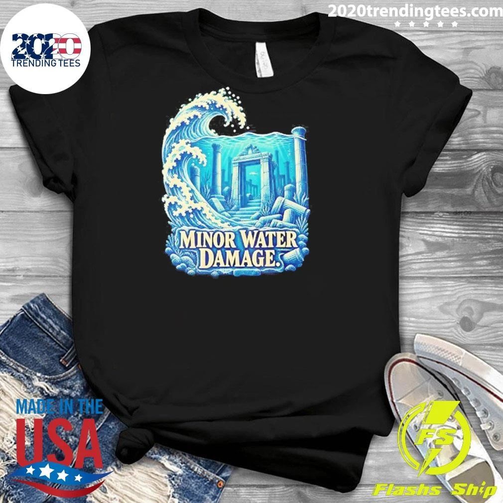 Minor Water Damage Underwater Ruins Ancient Architecture Shirt