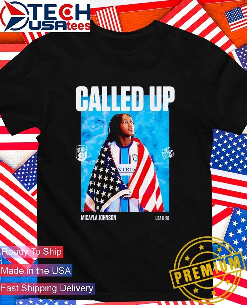 Micayla Johnson called up Chicago Stars FC United States flag shirt