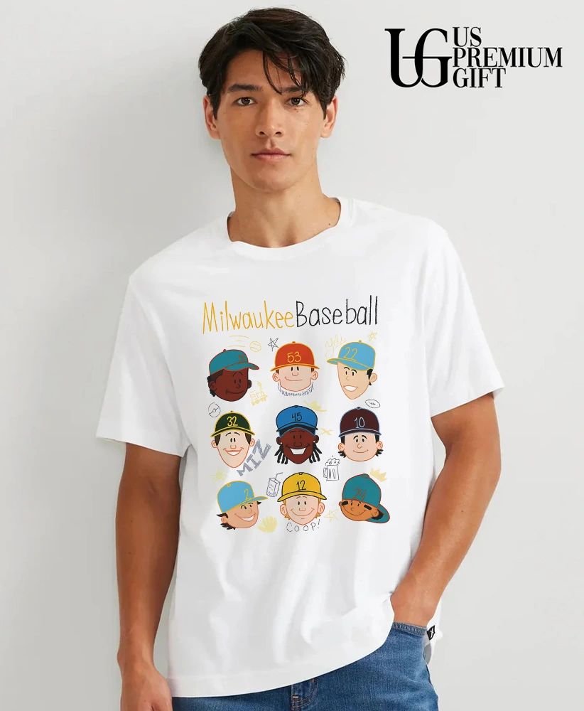 Milwaukee player baseball kids funny shirt