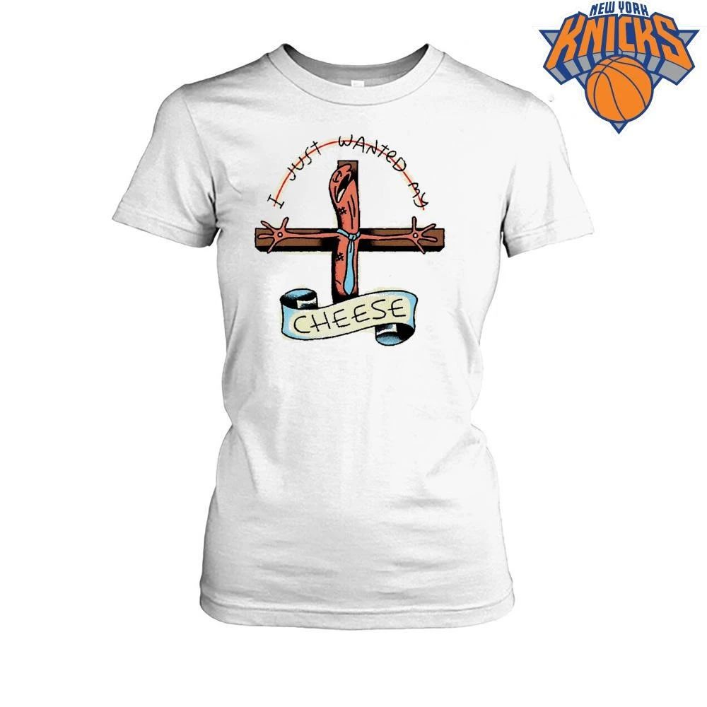 I Just Wanted My Cheese Worm On A Cross Funny Meme Shirt