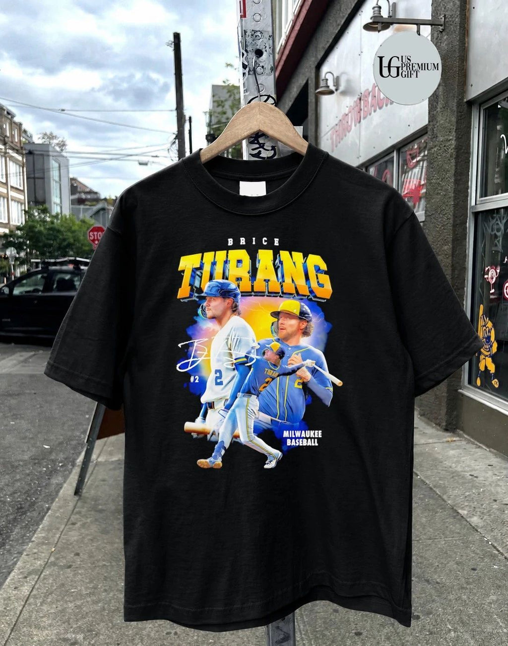 Brice Turang Milwaukee Brewers baseball 2026 signature shirt