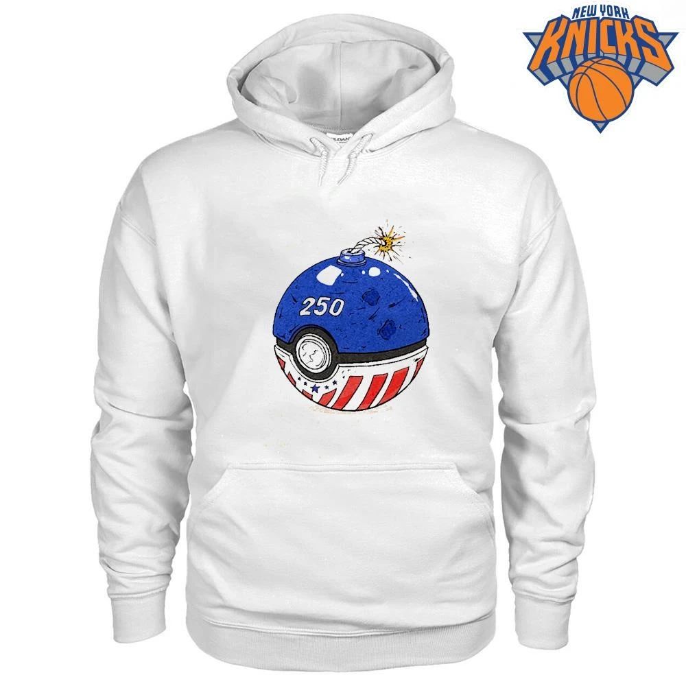 Fourth of July 250 Years America Poke Bomb Fireworks Graphic shirt