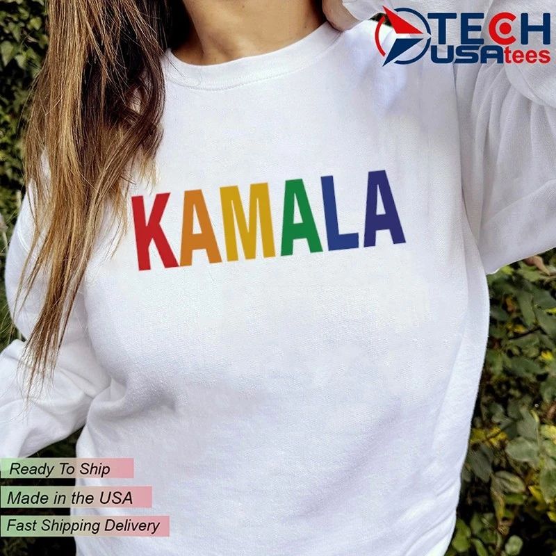 Scott Wiener Kamala rainbow shirt