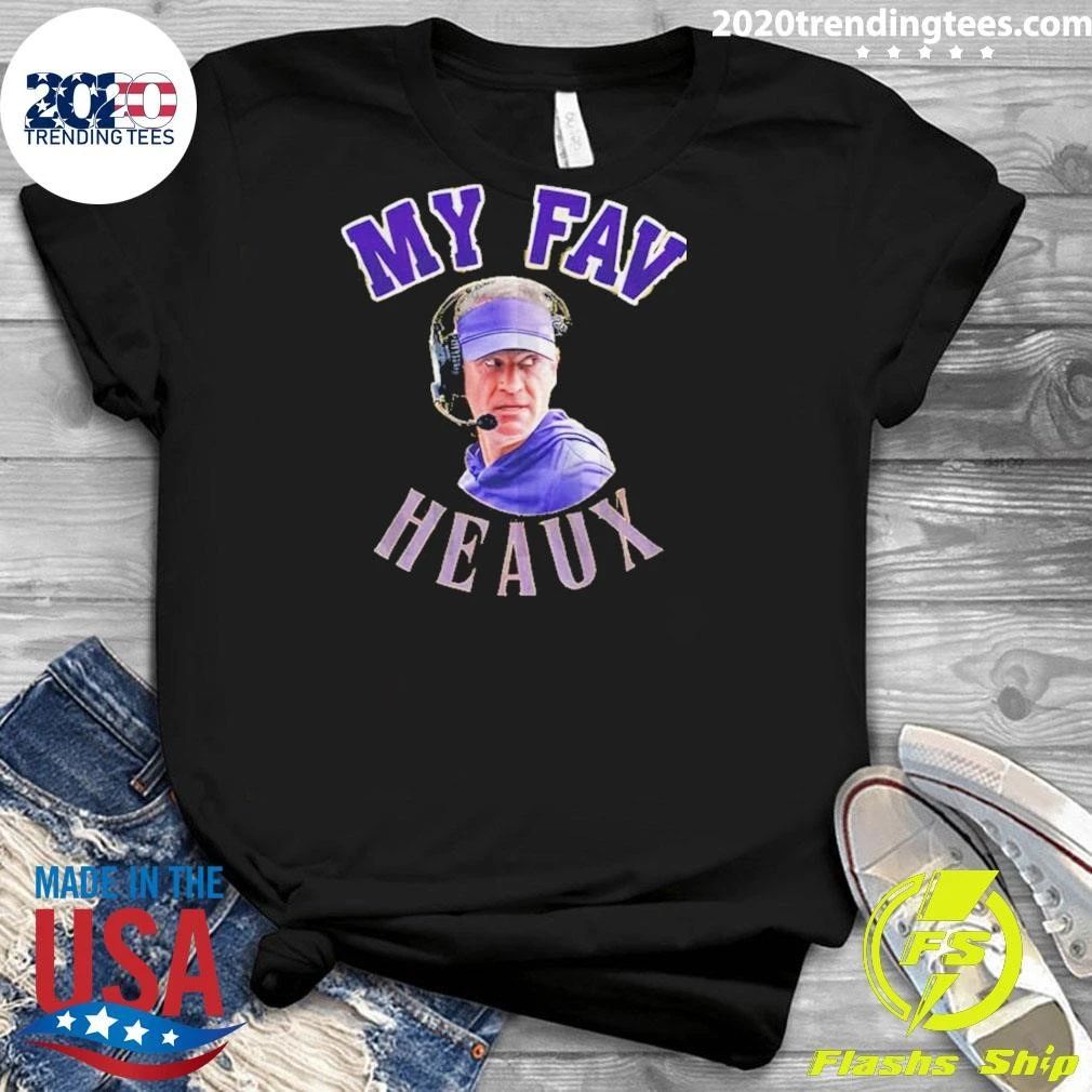 Lane Kiffin Lsu Coach My Fav Heaux Shirt