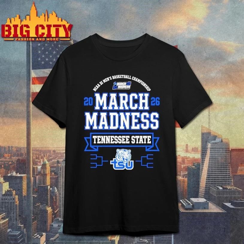 Tennessee State Tigers March Madness NCAA Men’s College Basketball 2026 Shirt