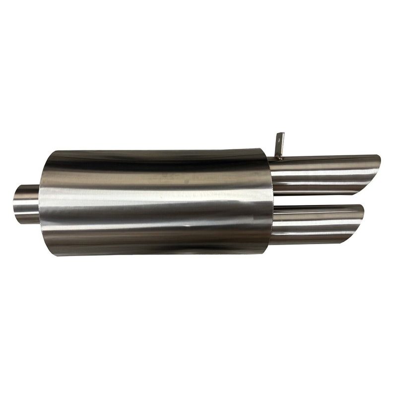 Twin Exit Fujitsobo Legalis Style Muffler 240Z 260Z 280Z 510 3 3 Inch 304 SS