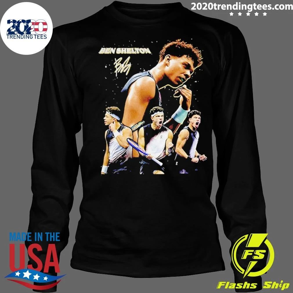 Trinity Rodman Wearing Ben Shelton Graphic Shirt