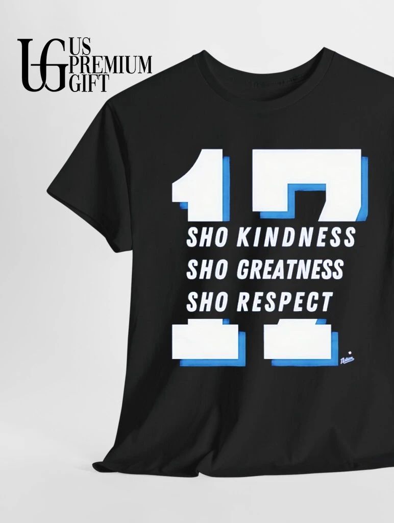 Time to Shohei Ohtani Los Angeles Dodgers number 17 Sho Kindness Sho Greatness Sho Respect shirt