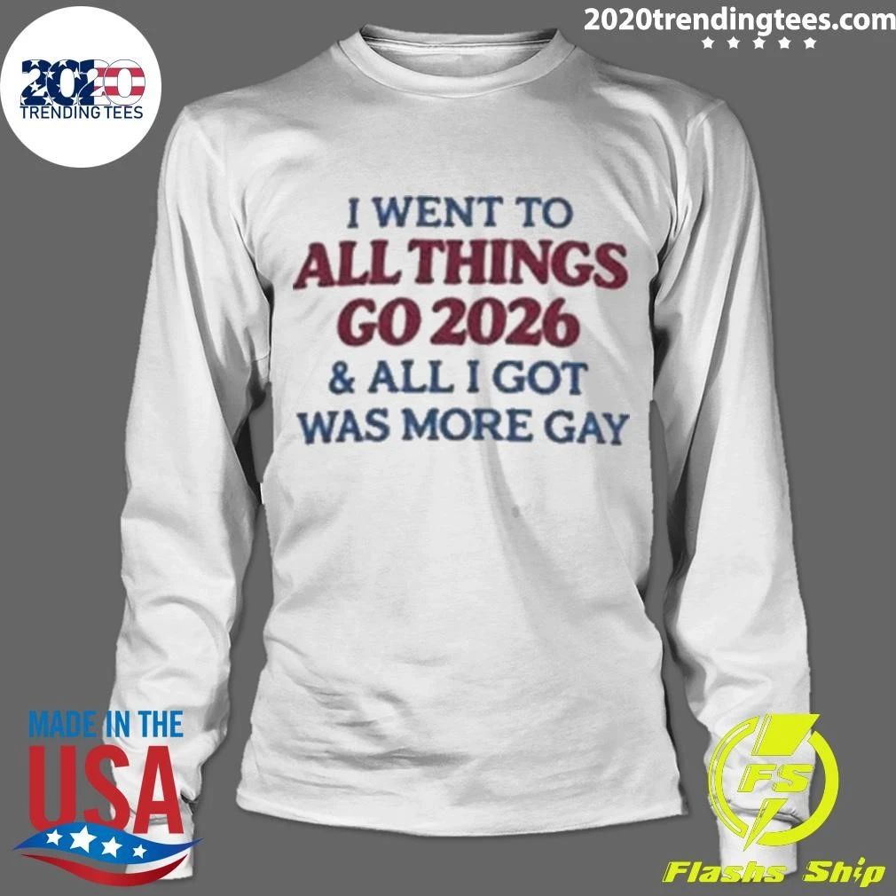 All Things Go NYC Festival 2026 Merch Got More Gay Ringer Tee Shirt