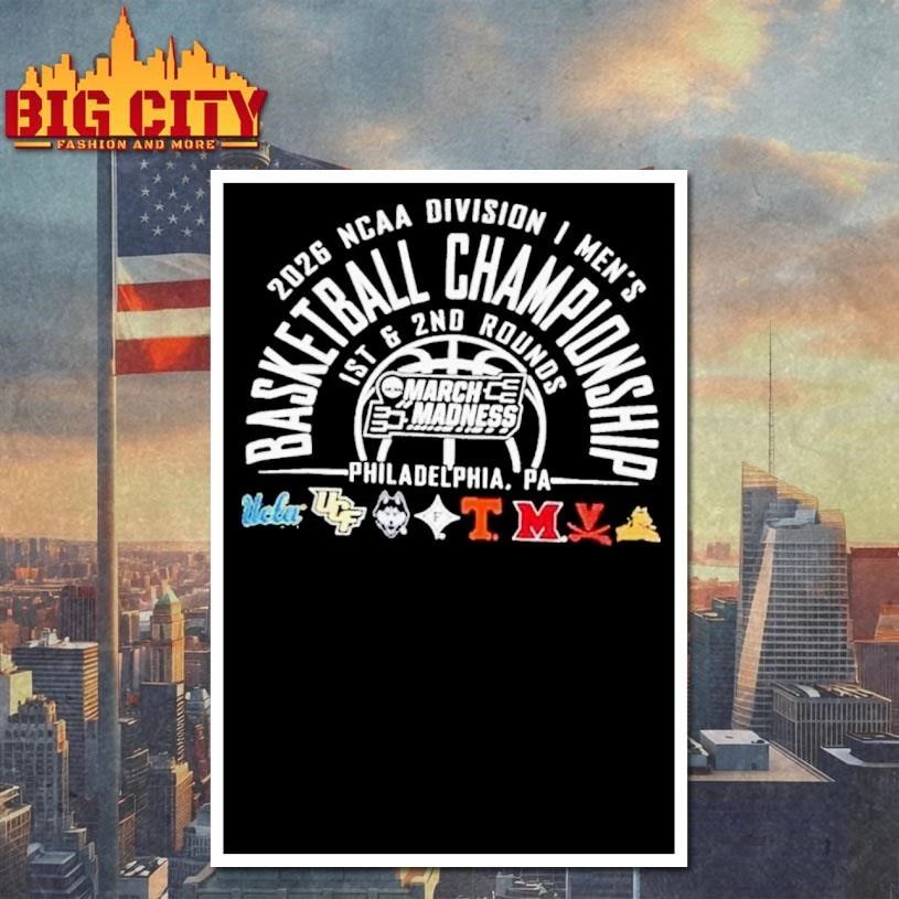 NCAA Men’s Basketball 2026 March Madness Philadelphia, PA College Shirt