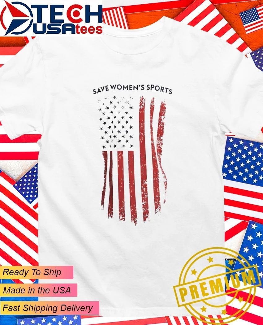 Save Women’s Sports XX-XY Athletics flag shirt