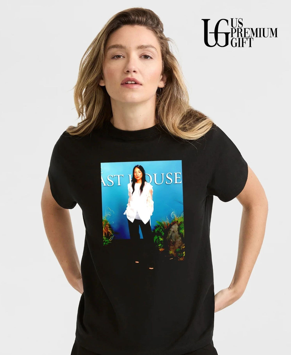 Fashion greta lee the row shirt