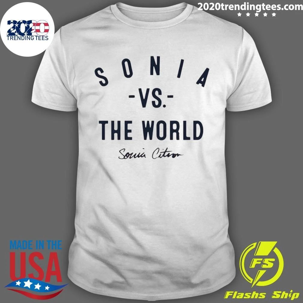 Sonia Citron Vs The World Usa Basketball Signature Shirt