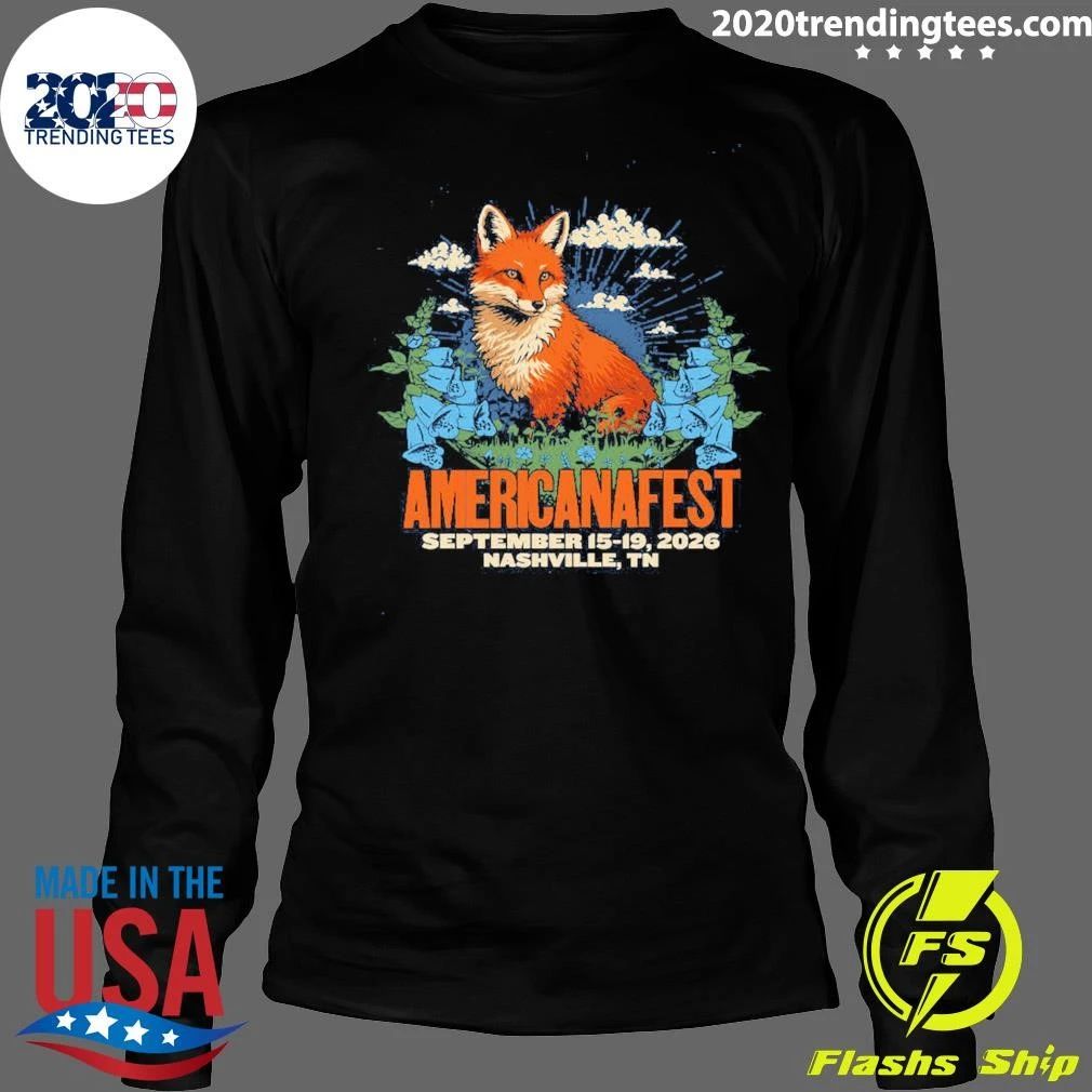 Americanafest 2026 Merch Nashville TN From September 15-19 2026 Shirt