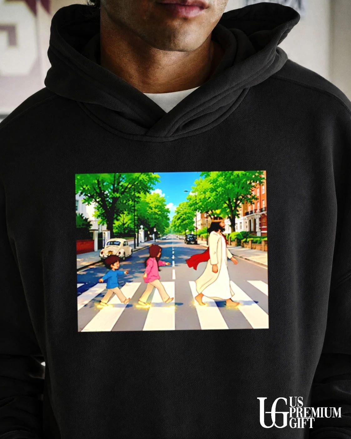 Follows Me Will Never Walk in Darkness abbey road shirt