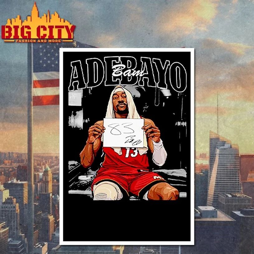 Bam Adebayo 83 Point photo T-shirt