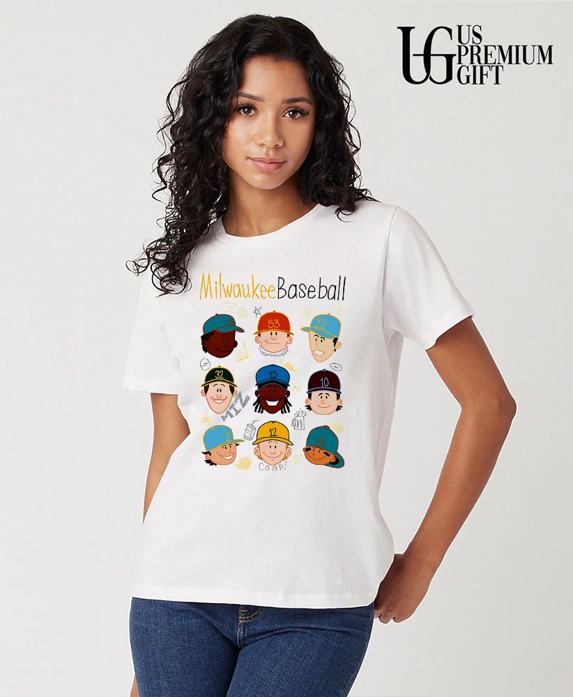 Milwaukee player baseball kids funny shirt