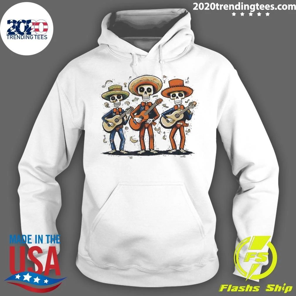 Mariachi, Day Of The Dead, Music Band, Skull, Skeleton Shirt