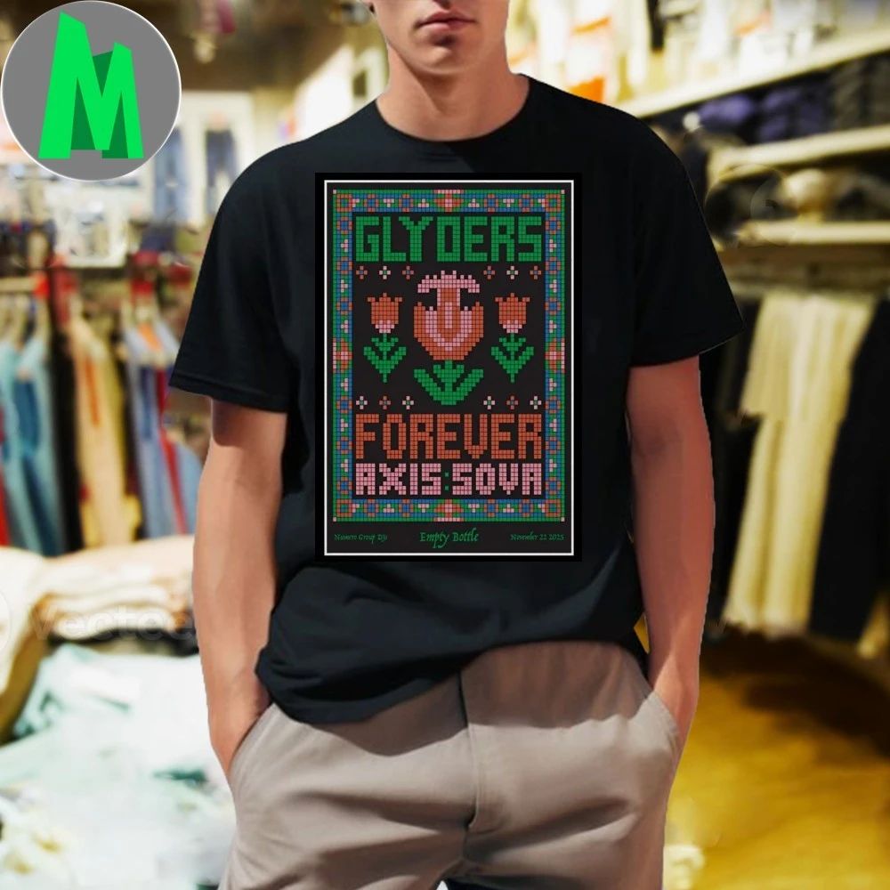 Glyders Empty Bottle Chicago Nov 22 2025 Poster Shirt