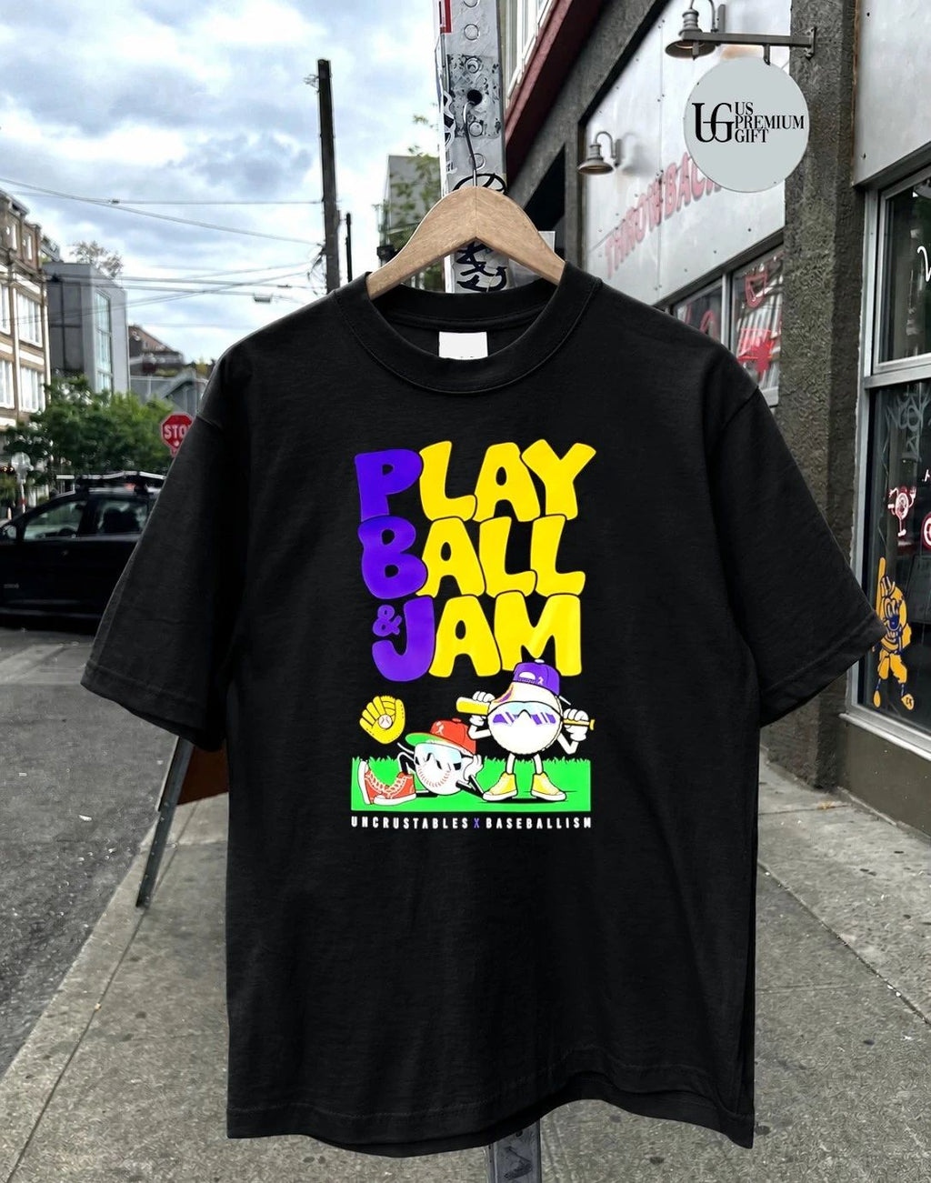 Play Ball and Jam baseball shirt