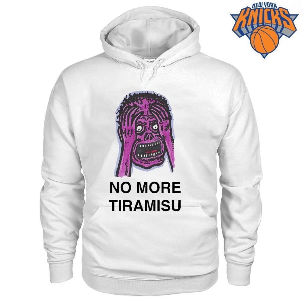 No More Tiramisu Funny Screaming Purple Face Dessert Overdose Meme Shirt