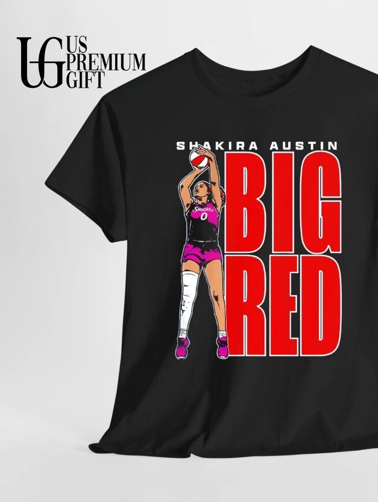 Shakira Austin Big Red Washington Mystics WNBA shirt
