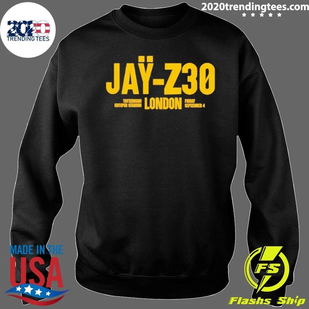 Jay-Z30 London Tour 2026 Tottenham Stadium Concert Hip Hop Shirt