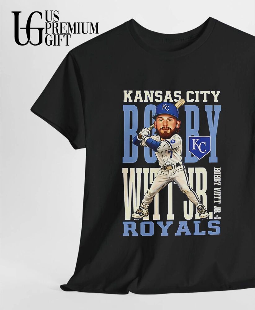 Bobby Witt Jr. Kansas City Royals baseball 2026 caricature shirt