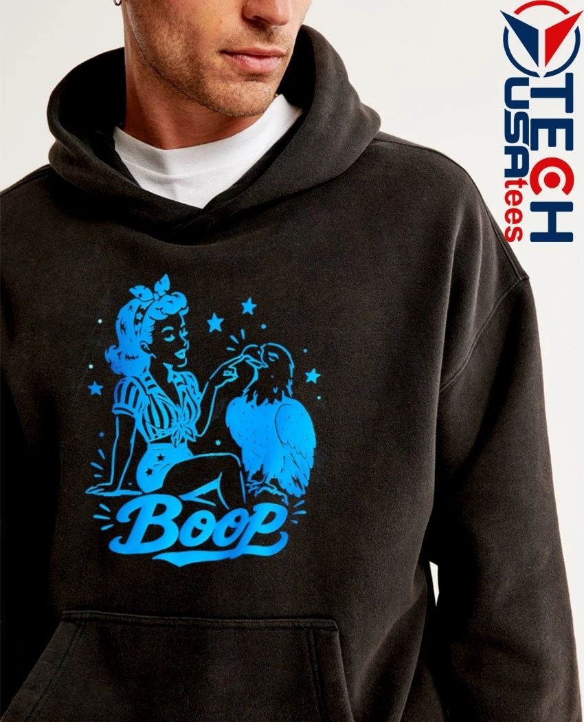 Boop girl and bird shirt