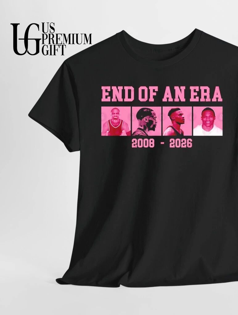 Russell Westbrook End of an Era Basketball 2008-2026 shirt