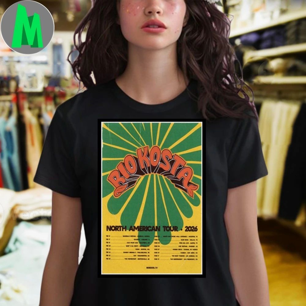 Rio Kosta Tour North American 2026 Poster Shirt