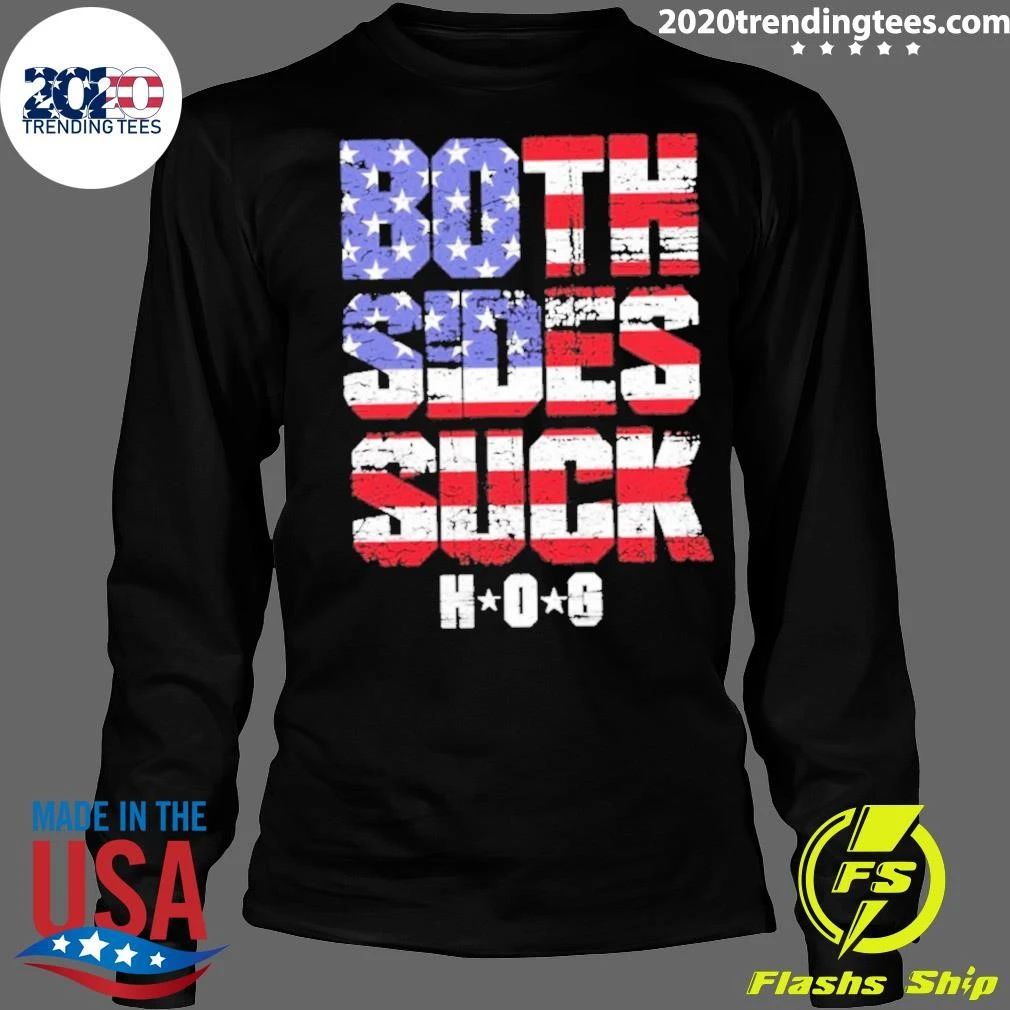 Both Sides Suck Hog American Flag Shirt
