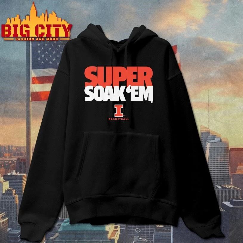 Illinois Super Soak ‘Em College Basketball Shirt