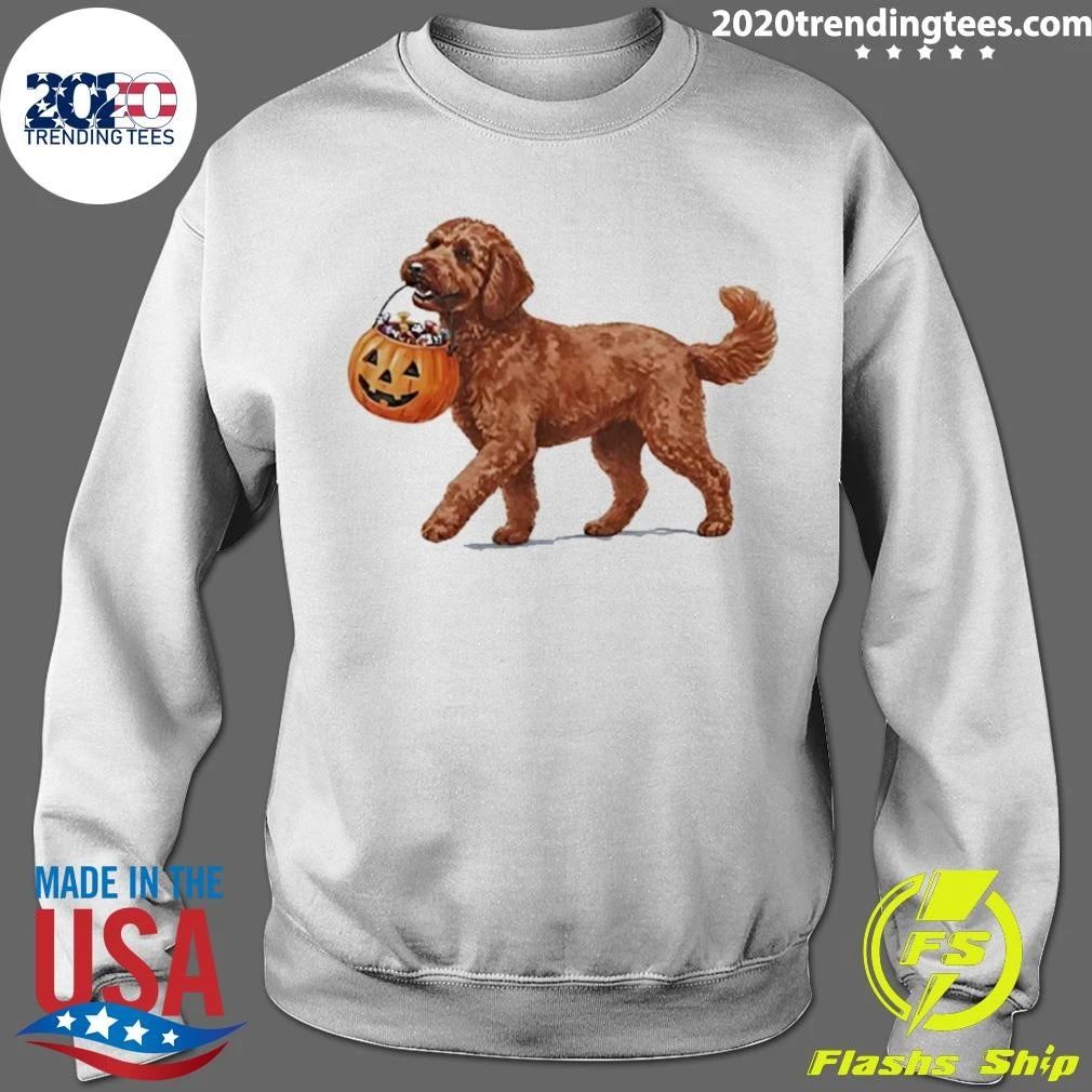 Goldendoodle Halloween Spooky Dog 2026 Shirt