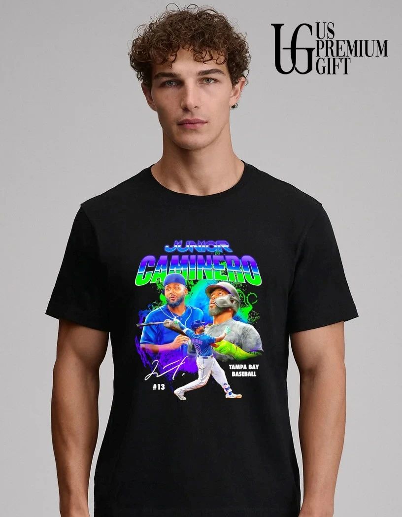 Junior Caminero Tampa Bay Rays baseball 2026 signature shirt