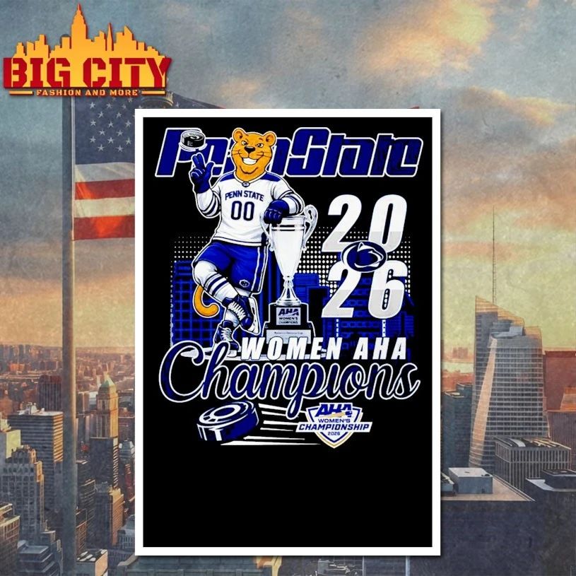 Penn State 2026 Women AHA champions Macos T-shirt