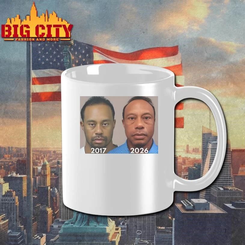 Tiger Woods Mugshot 2017 2026 Funny Shirt