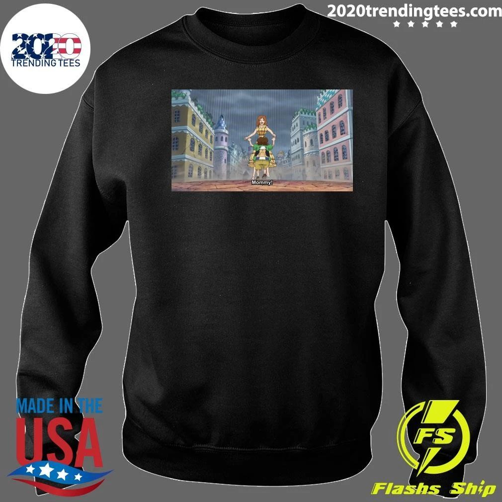 Mommy Dressrosa Randomly Wearing A Kuma Shirt