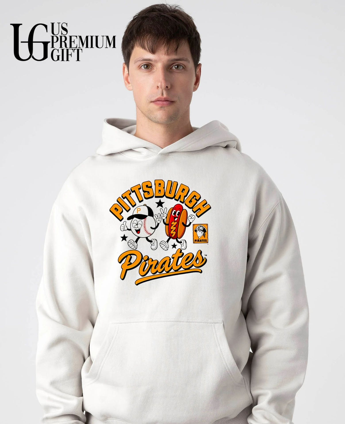 Pittsburgh Pirates Baseball and Hot Dog mascot shirt